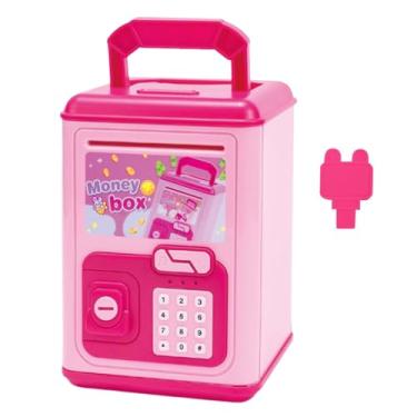 Imagem de Banco Para Crianças | Caixa Eletrônica para Moedas | Banco Musical Presente Para Meninos e Meninas 5-10 Anos Natal Aniversário Páscoa Casa e Exterior Viagens Acampamento Avião