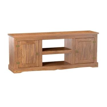 Imagem de Rack para Tv até 70 Polegadas Madeira Maciça Carvalho Rústico Elliottiis Marin Brasil