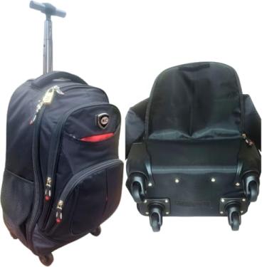 Imagem de Mochila com 04 Rodas 360 Graus, para Escola, Faculdade, Trabalho, Viagem, Notebook, Resistente, Executiva