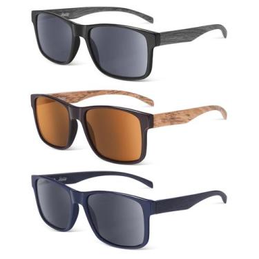 Imagem de Óculos de sol de leitura LADEESSE, pacote com 3, proteção solar UV400