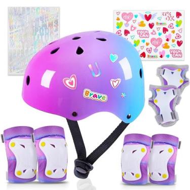 Imagem de Conjunto de equipamentos de proteção Unicorn Catcher Kids Helmet 3-8 a