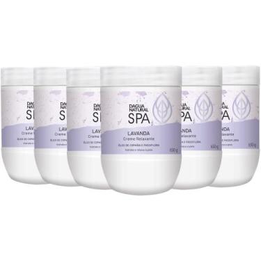 Imagem de 6UN Creme Massagem Relaxante SPA Lavanda 650G DAgua Natural - D'Água N