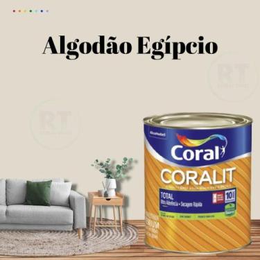 Imagem de Esmalte Sintético Base Água Coral Coralit 800ml Tinta Cor Marrom Aceti