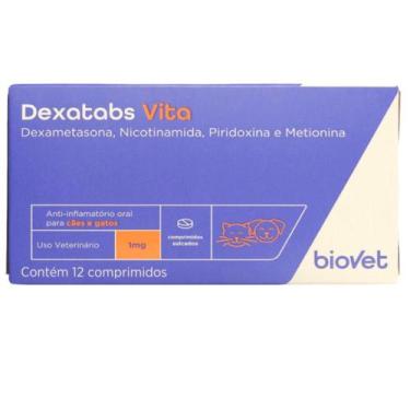 Imagem de Dexatabs Vita para Cães e Gatos 1mg com 12 comp.
