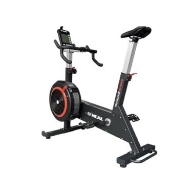 Imagem de Bicicleta Spinning Ergométrica com Resistência a Ar, 10 Níveis de Ajuste, Banco Anatômico e Monitor LCD – Uso Residencial e Profissional
