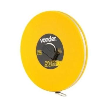 Imagem de Trena Fibra De Vidro 50 Metros Vonder Caixa Fechada