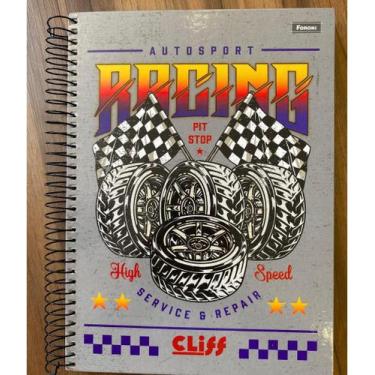 Imagem de Caderno Universitário Masculino CLIFF 10 Matérias 160 Fls - foroni, Au