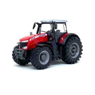 Imagem de Maisto Miniatura Colecionável Trator Agrícola Motorizado Massey Ferguson 8740S Vermelho