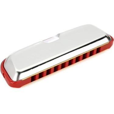 Imagem de Hohner Gaita Progressiva Melodia Dourada, Chave de Eb Flat (M544BX-EB)