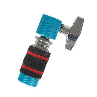 Imagem de Fenteer Embreagem de prato de chimbal Suporte de prato de tambor Acessórios de percussão de liberação rápida práticos Embreagem de tambor, Azul