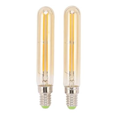 Imagem de Lâmpada Tubular LED 4W E14 2300K Lâmpada Tubular T20x120 220-240V para Instalação Rápida e Conveniente (Ouro)