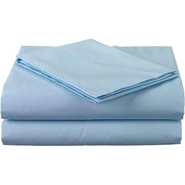 Imagem de Good Night Bedding Conjunto de lençóis 400 fios de algodão para trailer, 4 peças, com raio de 25,4 cm, curva interna no canto inferior direito, cabe até 28 cm de profundidade RV Queen (152 x 203 cm