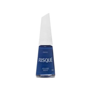 Imagem de Esmalte Risqué Coloridos Cremoso Azulivre Mente 8ml - Risque