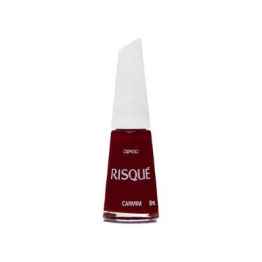 Imagem de Esmalte Risqué Vermelho Cremoso Carmim 8ml - Risque