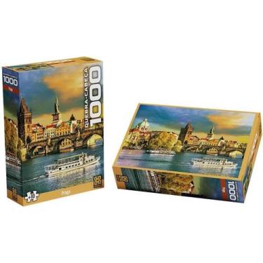 Imagem de Quebra-Cabeça - 1000 Peças - Praga - Grow - 3948