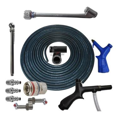 Imagem de Mangueira Bico Ar Bico, Encher Pneu Compressor