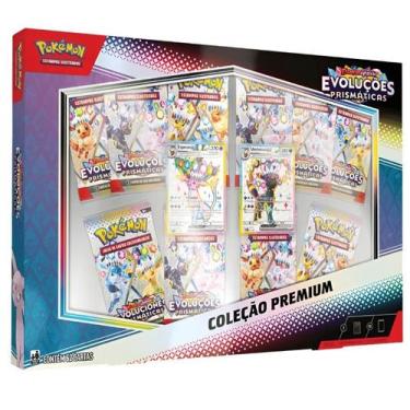 Imagem de Box de Cartas Pokémon Coleção Premium Evoluções Prismáticas - COPAG