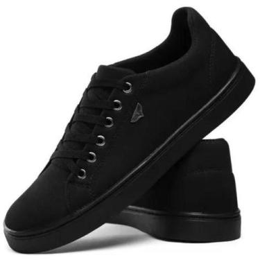 Imagem de Tênis Masculino Confortável Sapatenis Cores - Rawebe, 41, Preto