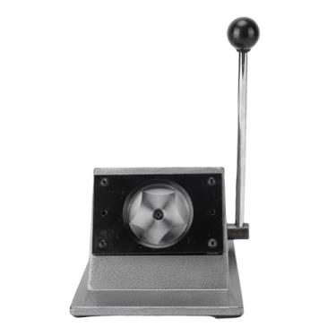 Imagem de Luocute Cortador de Papel Circular de 70 MM, Máquina de Corte e Vinco de Punção Gráfica Com Alça Portátil, Perfurador de crachá de Aço Inoxidável para Confecção de Botões, Cartolina,