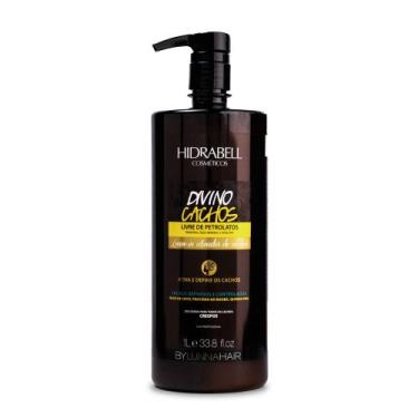 Imagem de Leavein Creme de Pentear Protetor Térmico Cabelos Crespos 1L Hidrabell