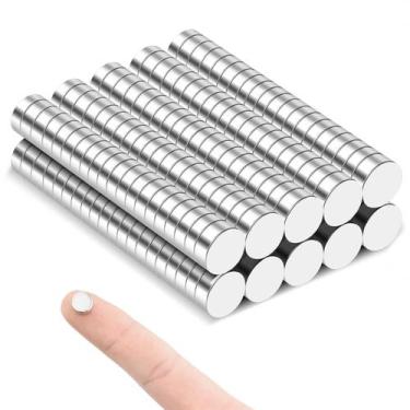 Imagem de Ímãs BEST CHOICE MAGNETS, pacote com 200 ímãs de neodímio de 8x3 mm