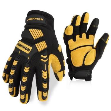 Imagem de Luvas de trabalho JUMPHIGH Heavy Duty TPR Protector para homens (M)