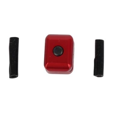 Imagem de Pilipane Fivela de grampo de cabo de descanso de flecha, clipe de fixação de liga de alumínio para arco composto reduz a vibração, fácil instalação, à prova de desgaste, leve, suave, acabamento fino