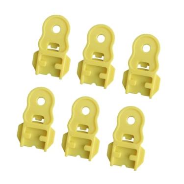 Imagem de IEUDNS 6x Abridor de latas manual para bebidas, protetor de latas, tampa portátil, leve, completa, abridor de abas fácil para, Amarelo