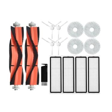 Imagem de Compatible With Xiaomi Robot Vacuum S10+ / S10 Plus Robot Vacuums Cleaner Spare Parts Main Side Brush Hepa Filter Mop Cloths Replacement(Set 3)
