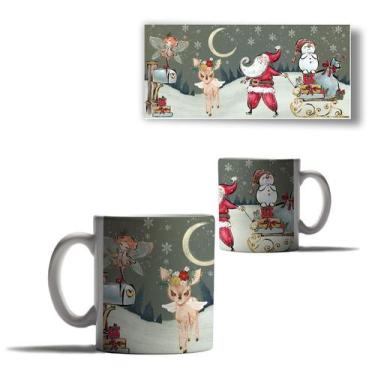 Imagem de Caneca Porcelana Mensagens Natalinas Natal Amor Presente 1 - Enjoy Sho