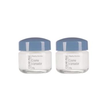 Imagem de kit com 2 Creme Clareador Clear Pele 30Gr AR (3158)