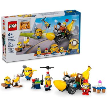 Imagem de Blocos de Montra - Meu Malvado Favorito 4 - Minions e Carro Banana LEGO DO BRASIL