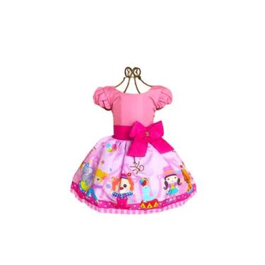 Imagem de Vestido Temático Infantil Festa Circo - NALU_KIDS, 4, Rosa