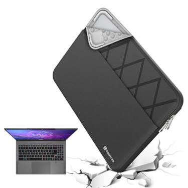 Imagem de Smatree Capa para laptop de 16 polegadas para laptop MSI Raider GE68 HX/Sword 16 HX/Pulse 16 AI/Crosshair 16HX, MSI de 16 polegadas, capa protetora fina com bolso, zíper YKK, design à prova de choque