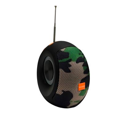 Imagem de Caixinha de Som Bluetooth Portátil Rádio FM/AM RGB Resistente Modelo:Camuflado