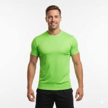 Imagem de Camiseta Slim Dry Fit Proteção Solar Uv Lisa COR:CINZATAMANHO:G - Tren