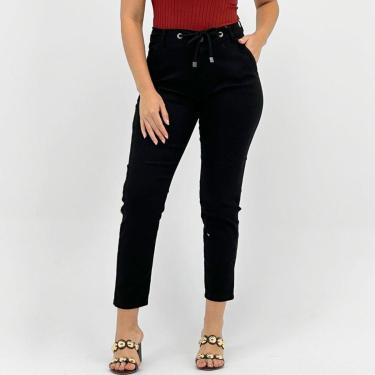 Imagem de Calça Reverso Jogging em Sarja Feminina-Feminino