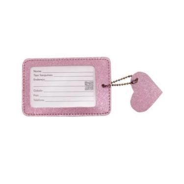 Imagem de Tag de Identificação para Malas Artlux ID002, Rosa
