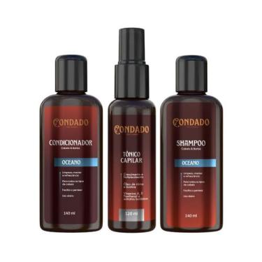 Imagem de Kit Shampoo Condicionador Tônico Fortificante Cabelo Condado