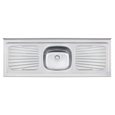 Imagem de Pia De Apoio Tramontina New Raggi 40 Em Aço Inox 150x52cm