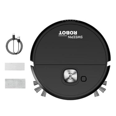 Imagem de Aspirador Robô | Recarregável, Inteligente E Compacto,Limpeza de Pisos Automatizada,Para Sala Quarto Apartamento Dormitório Poeira Resíduos e Cabelo