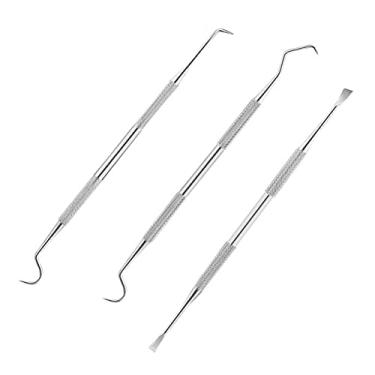 Imagem de CHICIRIS Conjunto de Ferramentas de Remoção de Ervas Daninhas Artesanais de 11 Unidades Ferramentas de Escultura Em Vinil Com Aderência Confortável Com Régua, Ideal para Scrapbooking Conjunto de de Remoção de Ervas Daninhas de Vinil para Artesanato Preciso (Um conjunto)