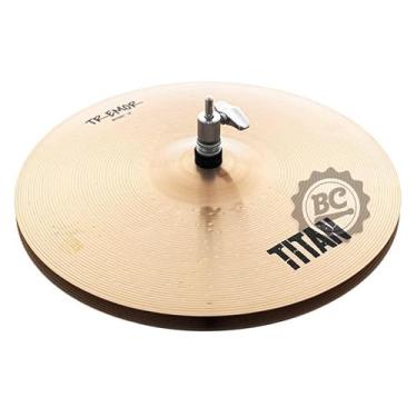 Imagem de Chimbal Titan Tremor Series Hihat 14¨ em Bronze B8 Extra Hammered TNT14HH