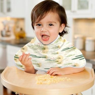 Imagem de CEBUGI Panos para Arrotar Musselina para Bebês 56 x 28 cm Toalhas de Bebê Absorventes Macias Cacto Algodão Arrotar Trapos para Bebês Meninos e Meninas Pacote com 4