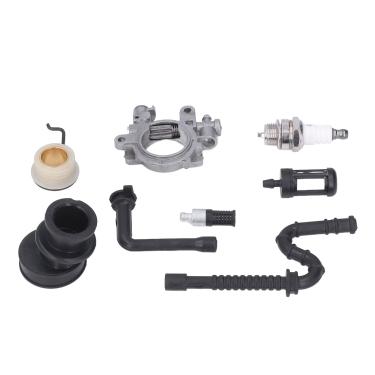 Imagem de ZAWELIYO Kit de Bomba de óleo de Motosserra de Substituição Durável para 029 039 MS290 MS310 MS390 Com Acessórios de Ferramentas de Jardim para Vida útil Prolongada Ferro Alumínio