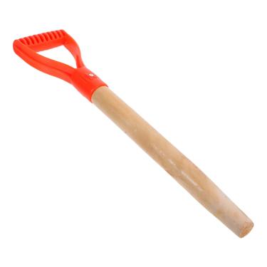 Imagem de Toddmomy Pega de pá de madeira para substituição em forma de D ferramenta de aderência para jardim design ergonômico instalação rápida antiderrapante ajuste para ancinhos e enxadas