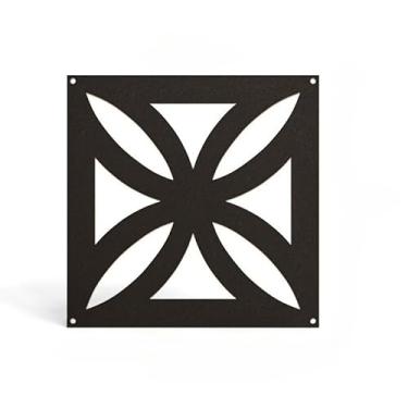 Imagem de Módulos Preto Divisória De Ambiente 29x29 Cm MDF Placa Decoração Sala Quarto placas decorativas para divisória para Sala e Quarto, Placa Decorativa(Cobogó)