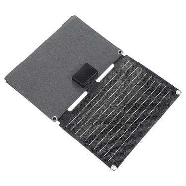 Imagem de GLOGLOW Painel Solar Portátil, 30 W 12 V 2,5 A, Carregador Solar Leve Dobrável para Camping e Caminhada, Resistente à água, Silício Monocristalino ETFE, 25,71 X 12,4 X 0,67 Polegadas