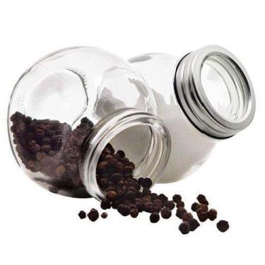 Imagem de Porta Condimentos De Vidro Com 4 Peças - Brasino