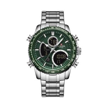 Imagem de Relógio Esportivo Luxuoso Masculino NAVIFORCE Cronógrafo Quartz À Prov
